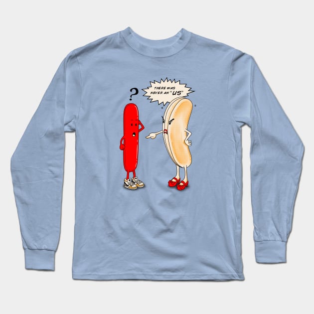 SAUSAGE & BUNS L.Q. Long Sleeve T-Shirt by ALFBOCREATIVE